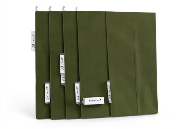 SUNEE Letter Size Hanging Folders Green 25 Pack-2