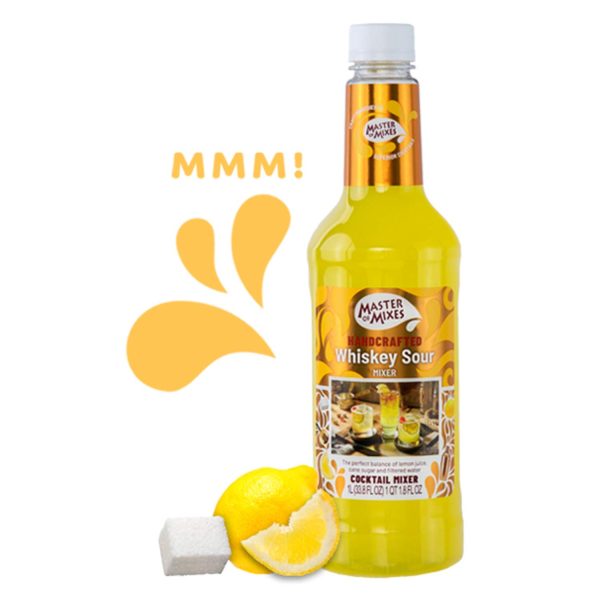 Master of Mixes Whiskey Sour Cocktail Mixer 33.8 Fl Oz-5