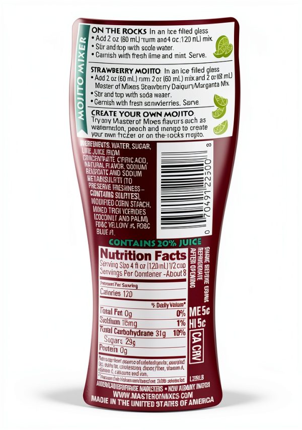 Master of Mixes Cocktail Mixer 33.8 Ounce Bottle Pack-3