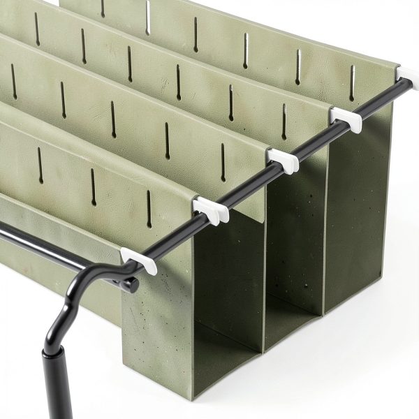 SUNEE Letter Size Hanging Folders Green 25 Pack-4