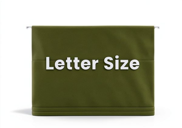 SUNEE Letter Size Hanging Folders Green 25 Pack-1