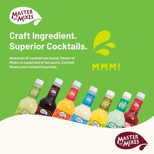 Master of Mixes Whiskey Sour Cocktail Mixer 33.8 Fl Oz-6