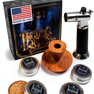 Higher Order Wood Cocktail Smoker Red Chimney Design-0