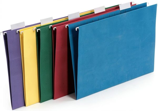 STAPLES Assorted Color Legal Size Folders-5