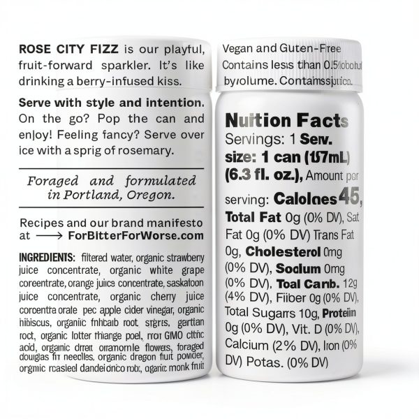 For Bitter For Worse Spritz Cocktails Variety Pack 6.3 Fl Oz-1