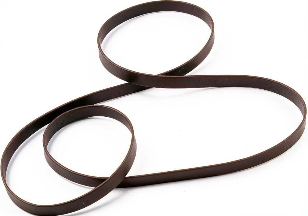 Installing Turntable Belt Nobrend Rubber Drive Belt for BSR on a wooden desk