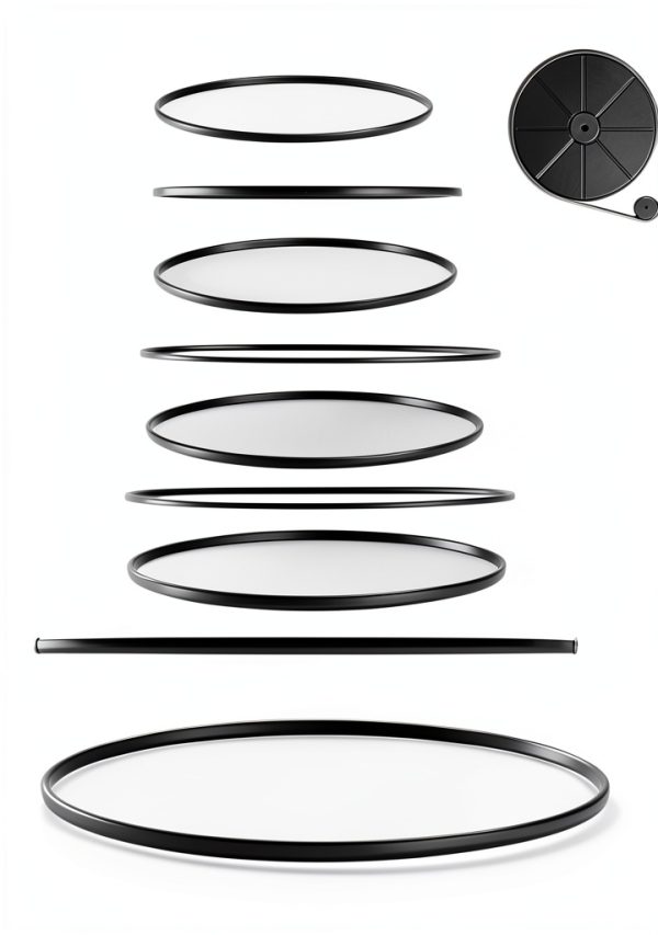 sam&johnny Turntable Belt Set 5 Pack Rubber Belts for Technics &-1
