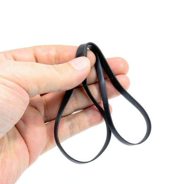 QJZXUEZHEN Rubber Turntable Belt 200mm Replacement 2pcs-2
