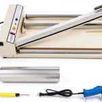 SongChaza Aluminum Heat Sealer and Shrink Wrap Machine 1500W Off White-0