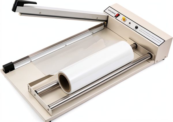SongChaza Aluminum Heat Sealer and Shrink Wrap Machine 1500W Off White-8