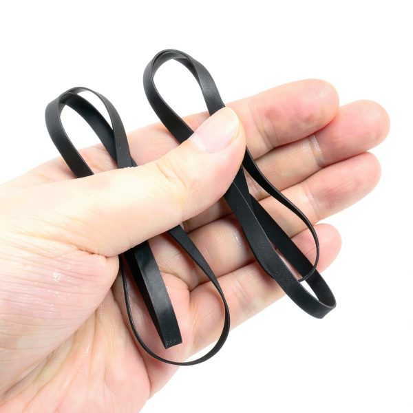 QJZXUEZHEN Rubber Turntable Belt 200mm Replacement 2pcs-3