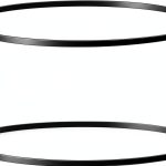 QJZXUEZHEN Rubber Turntable Belt 200mm Replacement 2pcs-0