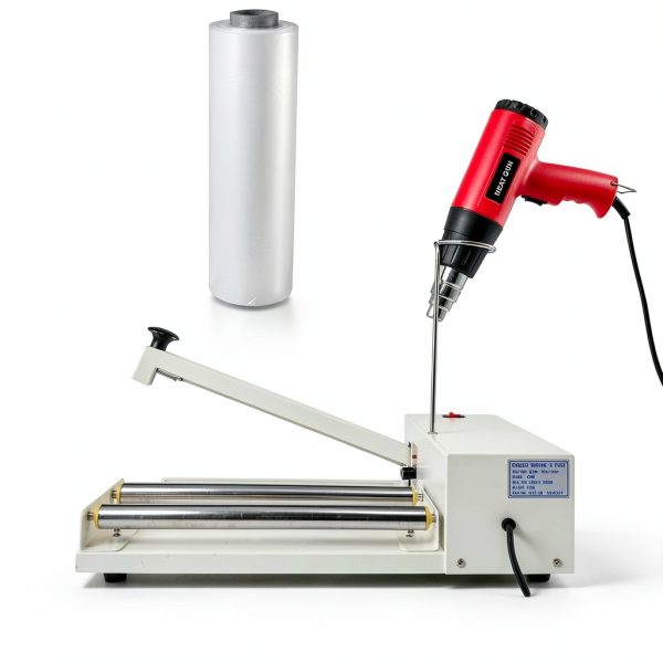 Happybuy 24" I-Bar Shrink Wrap Machine, 800W Sealer with Heat Gun, Compatible with PVC & POF Films, Iron Construction-7