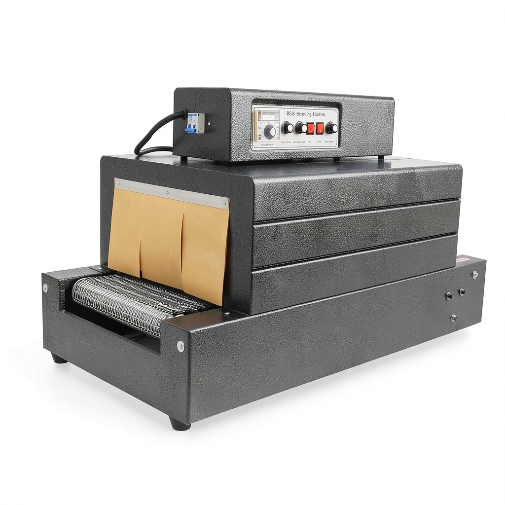 Installing Thermal Shrink Packaging Machine Heat Tunnel Wrap Equipment Shrink Size 15.75