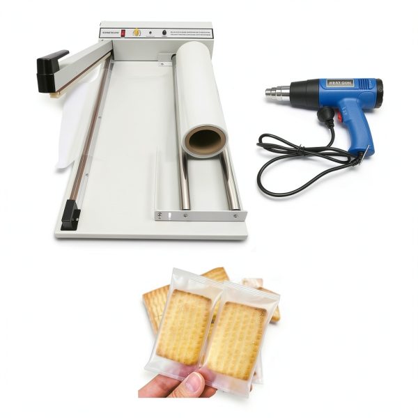 SEANESZTI 24Inch Shrink Wrap Machine 530W with Heat Gun – PVC/POF/PP-1