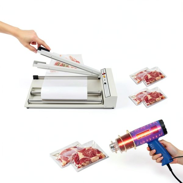 Shrink Wrap Machine 24" 530W Sealer with 1500W Heat Gun Adjustable-1