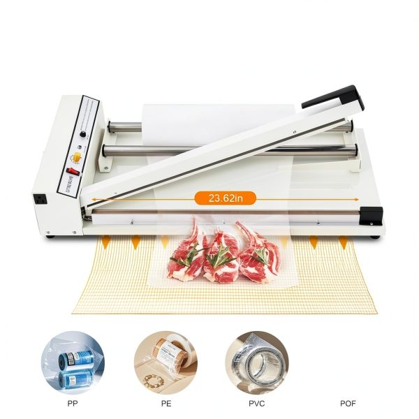 Shrink Wrap Machine LIAUHO 24" 530W Semi‑Automatic Adjustable Heating-3