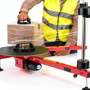 Electric Pallet Film Wrapping Machine FJYAWEN 27.5" Automatic Tension-0