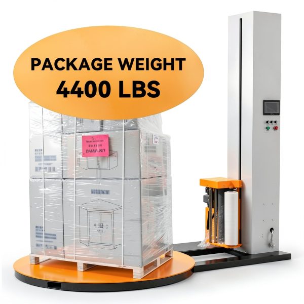 Industrial Pallet Wrapping Machine Fworkleft 65in Turntable Heavy Duty-3