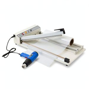 24” Shrink Wrapping Machine, Heat Gun Sealer, 530W Film Heat Sealer, Shrink Film Shrink Wrap Sealer, Adjustable Temperature for PVC, POF, PP, PE Film-0