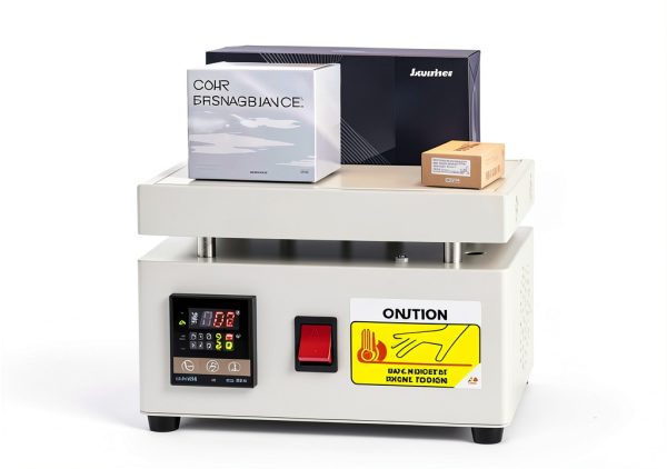 Hanchen Cellophane Wrapping Machine Manual Cellophane Overwrapping Machine Desktop Heating Sealing Machine for BOPP Perfume Cosmetics Poker Box PVC Heat Sealer Film (LS12-200)-4