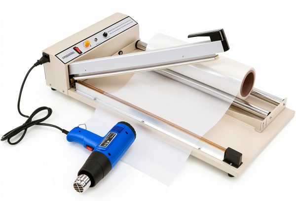 Shrink Wrap Sealer 24in 530W with 1500W Heat Gun and WBGANG I Bar-0