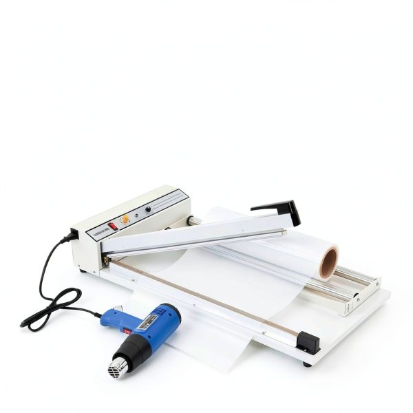 24'' Shrink Wrap Machine njxbrek 530W Heat Sealer with 1500W Heat Gun-3