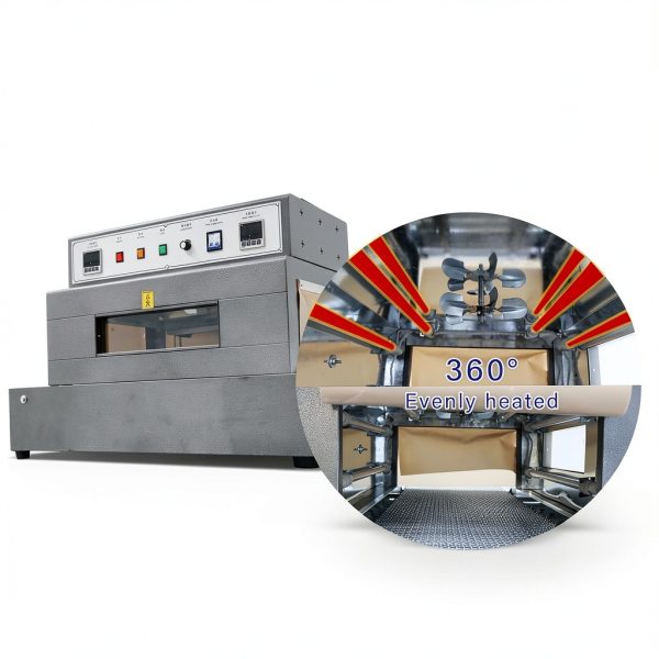 Heat Shrink Wrapping Machine TECHTONGDA 5500W with Mesh Conveyor 22LB-3