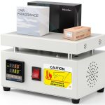 Hanchen Cellophane Wrapping Machine Manual Cellophane Overwrapping Machine Desktop Heating Sealing Machine for BOPP Perfume Cosmetics Poker Box PVC Heat Sealer Film (LS12-200)-0
